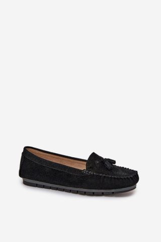 Mokasyny Model S.Barski LR51-548 Black - Step in style