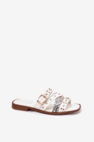 Sandał Klapki Model Manitte 9706 White - Step in style