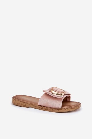 Sandał Klapki Model Nellodra M578 Pink - Step in style