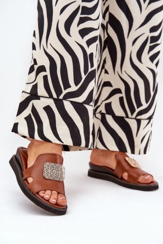 Sandał Klapki Model Sarela RMR2267-9 Brown - Step in style