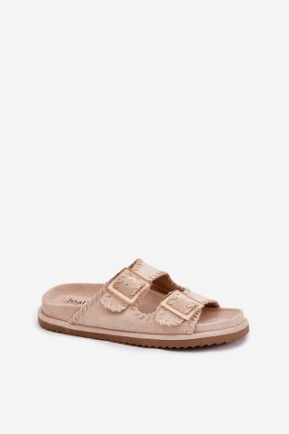 Sandał Klapki Model Visley G474 Beige - Step in style