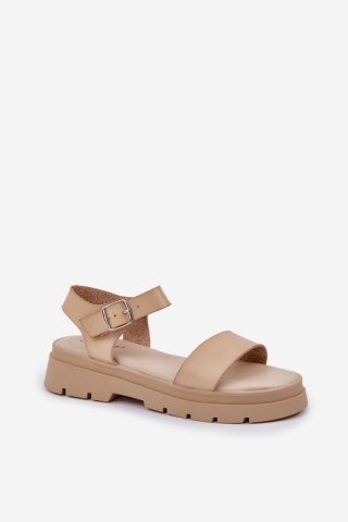 Sandały Model Evaretha Al17 Beige - Step in style