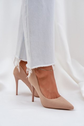 Szpilki Model Navinda LE113P Beige - Step in style