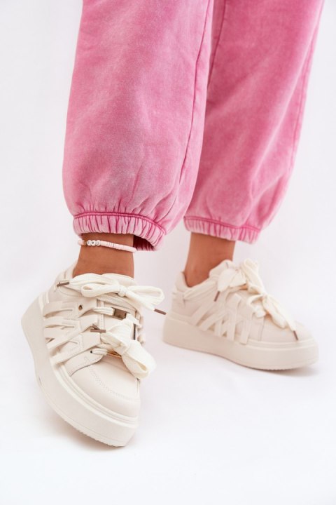 Buty Sportowe Model Penolle 8927 Beige - Step in style