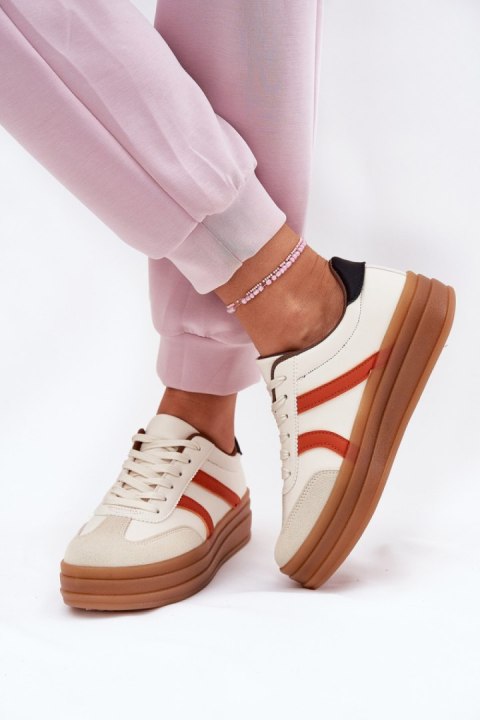 Buty Sportowe Model Tolianna 25SP26-9087 Beige - Step in style