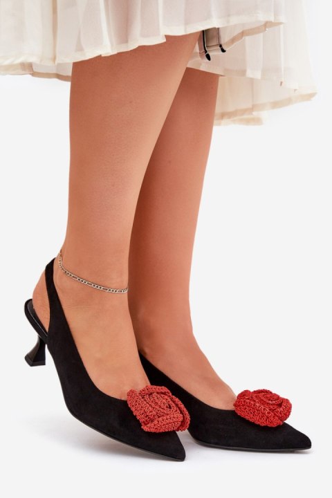 Czółenka Model CheBello 4666 Black - Step in style
