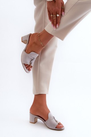 Sandał Klapki Model Jemenna JH338P Grey - Step in style