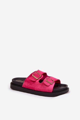 Sandał Klapki Model Simbes M35 Fuksja - Step in style