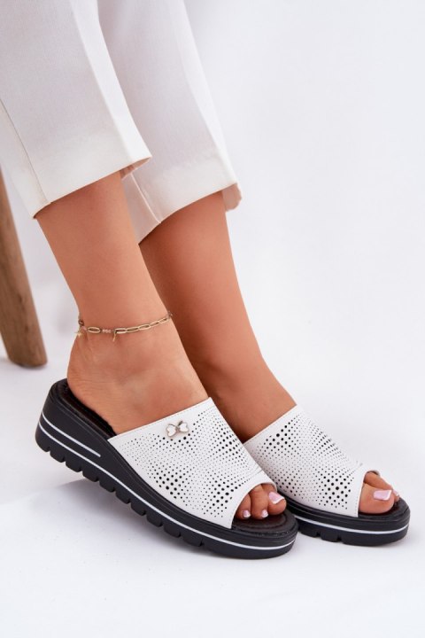 Sandał Klapki Model Vinceza 41477 White - Step in style