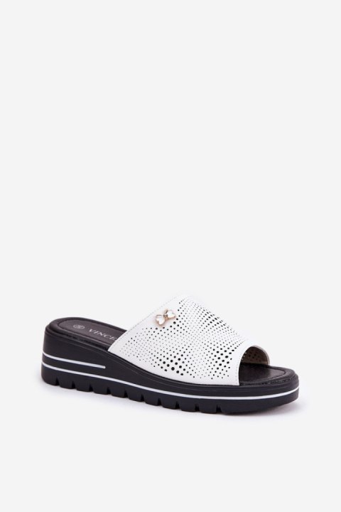 Sandał Klapki Model Vinceza 41477 White - Step in style