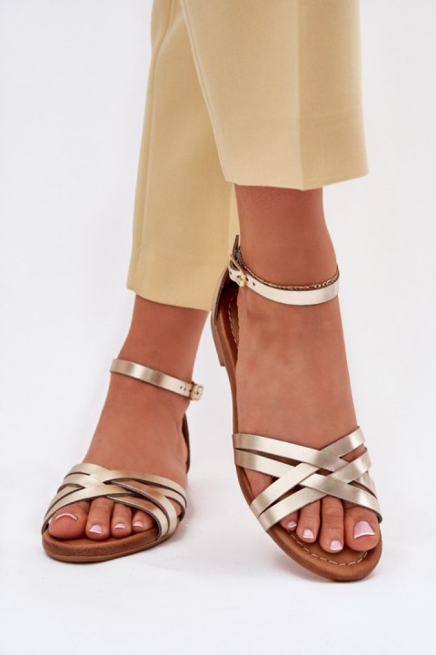Sandały Model Maciejka 07029-25 Gold - Step in style