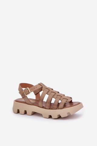 Sandały Model Zazoo 3695 Beige - Step in style