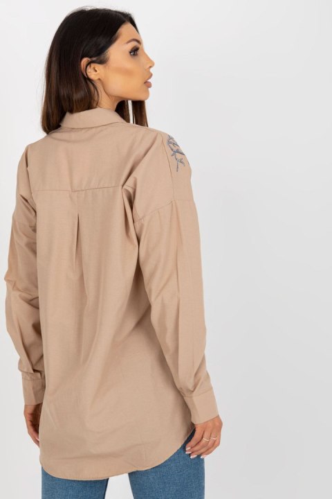Koszula Damska Model TO-KS-7005.34P Beige - Factory Price