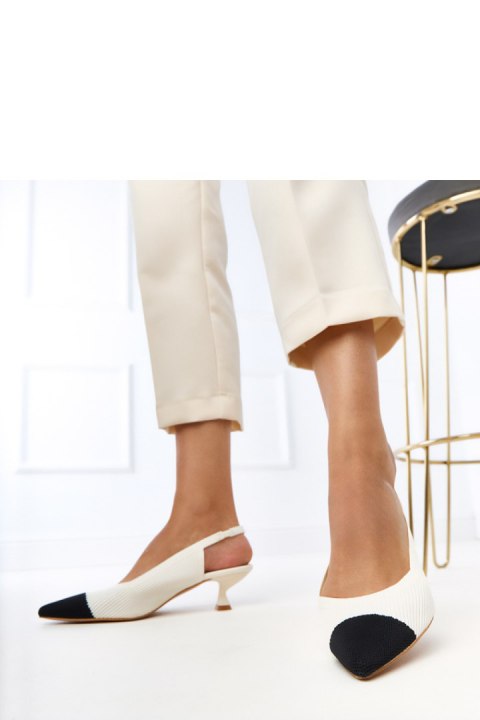 Czółenka Model Cassie E5587 White - PRIMO