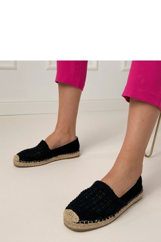 Espadryle Model Plevis CZ-3 Black - PRIMO