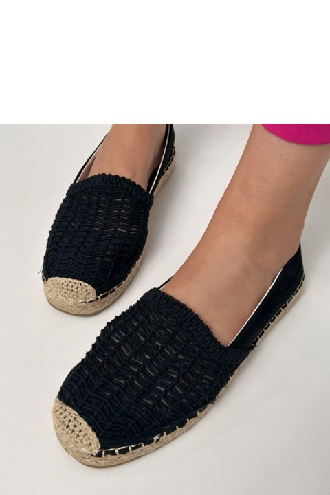 Espadryle Model Plevis CZ-3 Black - PRIMO