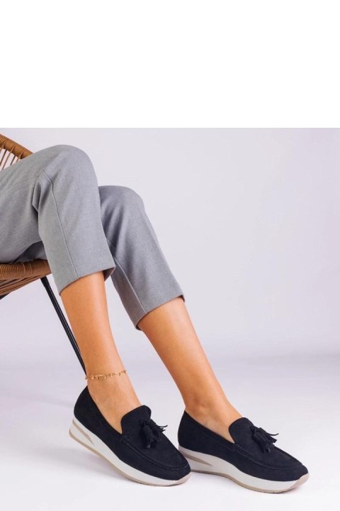 Mokasyny Model Selerina G-55 Black - PRIMO