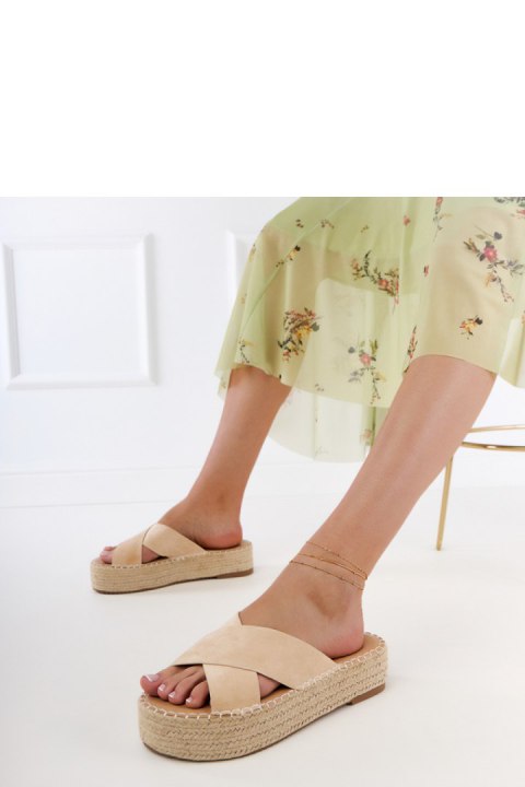 Sandał Klapki Model Jerisa X5-350 Beige - PRIMO