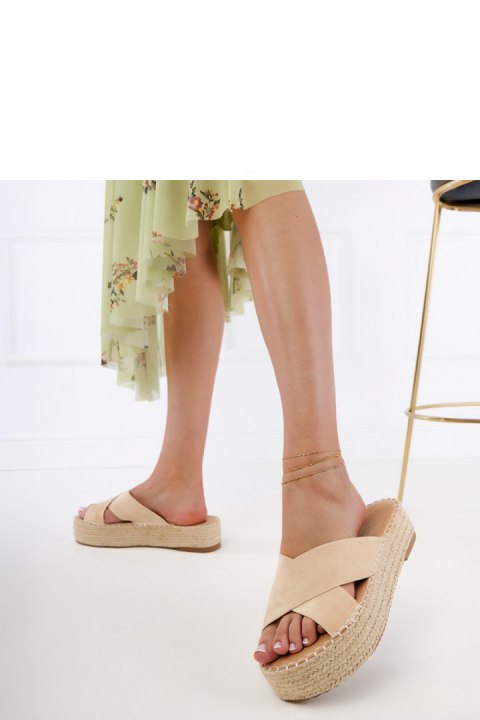 Sandał Klapki Model Jerisa X5-350 Beige - PRIMO
