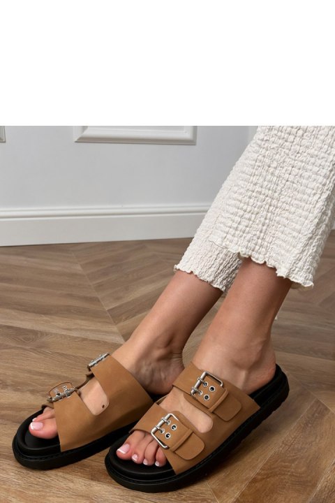 Sandał Klapki Model Klinet 100-462 Brown - PRIMO
