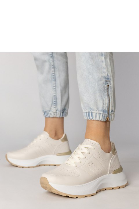 Buty Sportowe Model Lenkuta L993 Beige - PRIMO