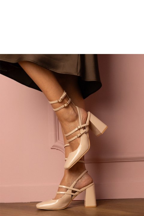 Czółenka Model Ferida H10045 Beige - PRIMO