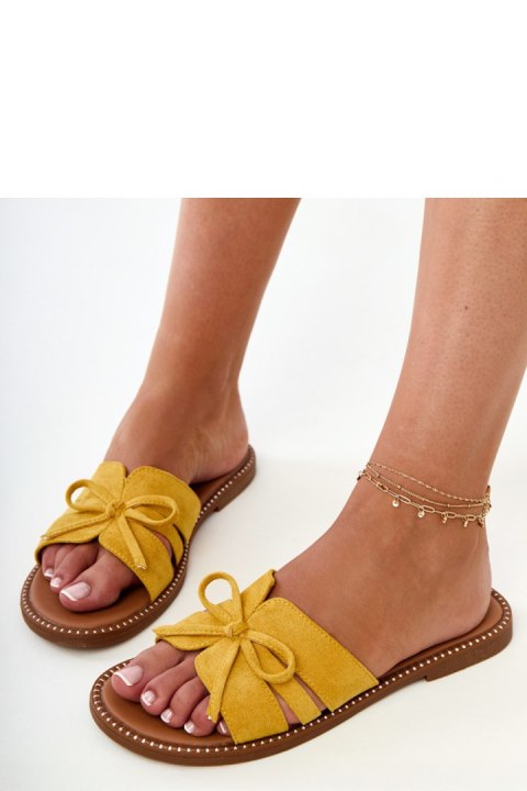 Sandał Klapki Model Favira 9136 Yellow - PRIMO