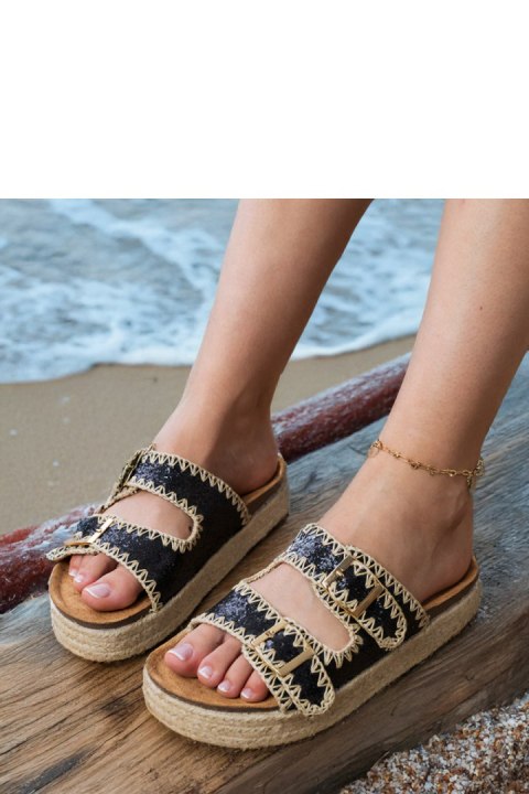 Sandał Klapki Model Induri X5-382 Black - PRIMO