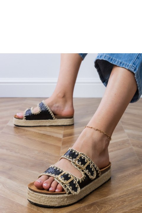 Sandał Klapki Model Induri X5-382 Black - PRIMO