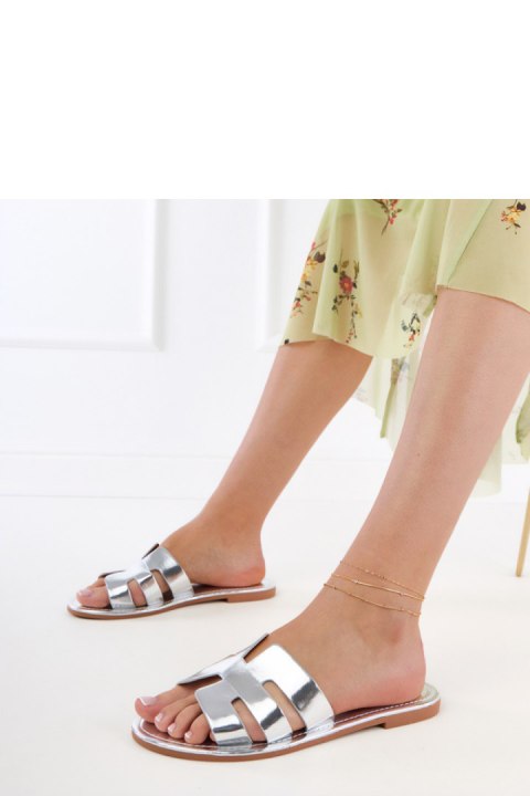 Sandał Klapki Model Ragos DM465 Silver - PRIMO