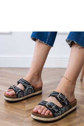 Sandał Klapki Model Zebrina X5-390 Black - PRIMO