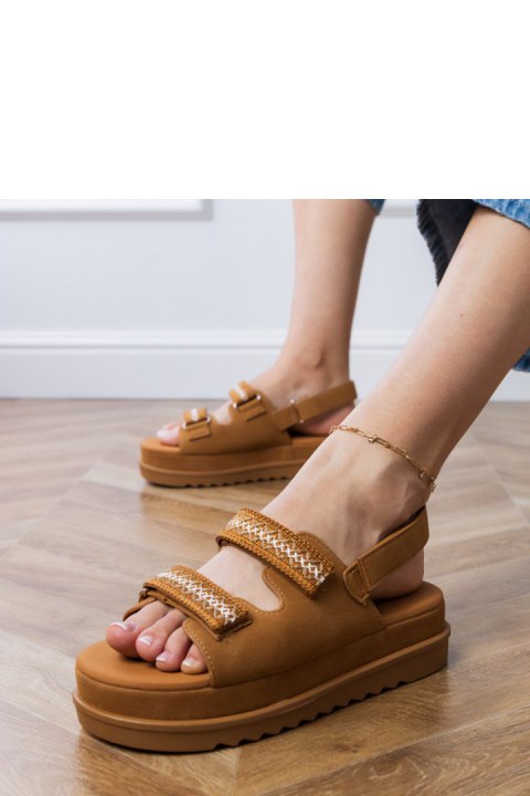Sandały Model Jenisej PL367 Brown - PRIMO