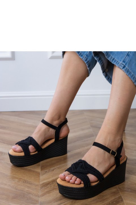 Sandały Model Zambera LOLO21 Black - PRIMO