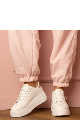 Buty Sportowe Model Lerisol 8919 White/Gold - PRIMO