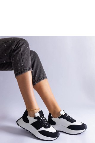 Czarne sneakersy na platformie Cremorna - Solea