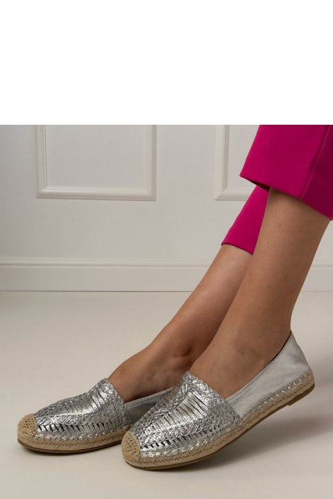 Espadryle Model Zelvira CZ-5 Silver - PRIMO