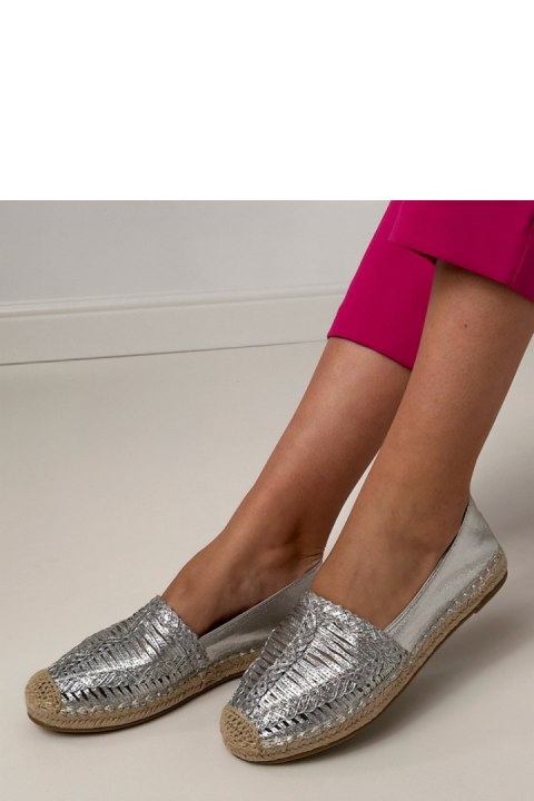 Espadryle Model Zelvira CZ-5 Silver - PRIMO