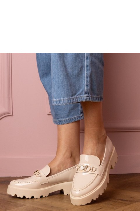Mokasyny Model Sanita YDF-32 Beige - PRIMO