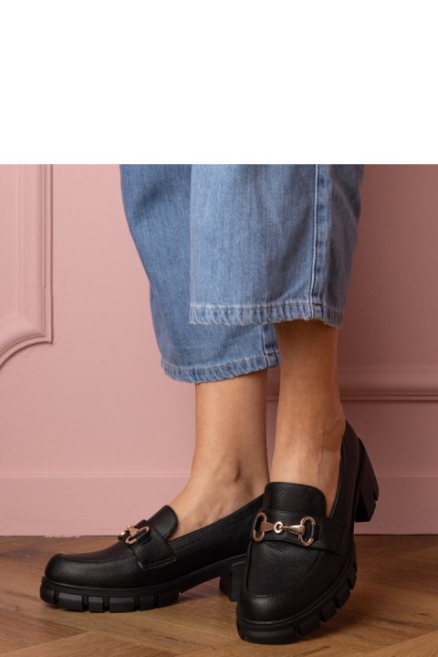 Półbuty Model Marela 1-703 Black - PRIMO