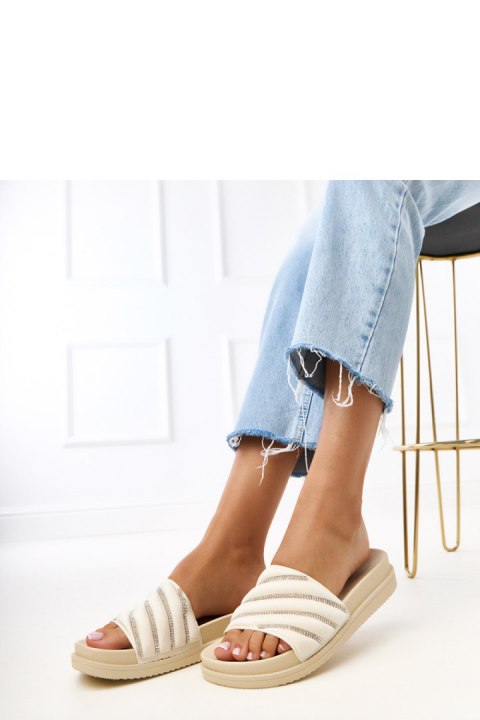 Sandał Klapki Model Cardona V-2289 Beige - PRIMO