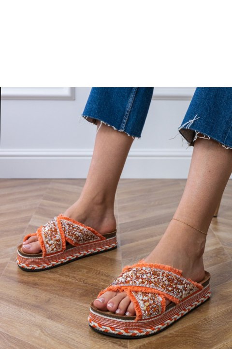 Sandał Klapki Model Kelara X5-376 Orange - PRIMO