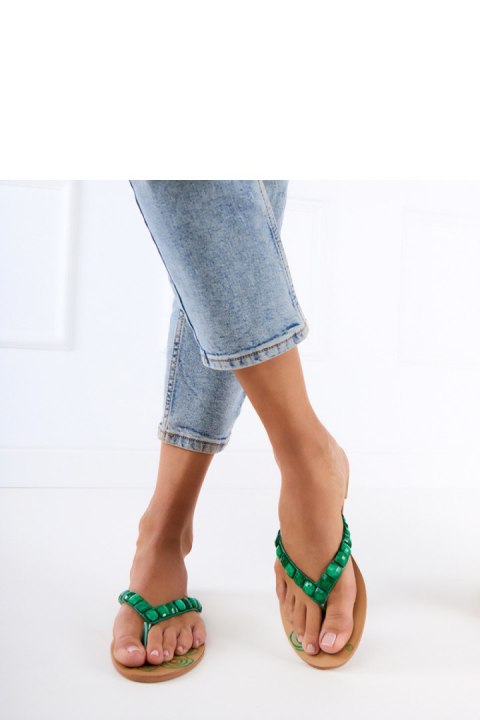 Sandał Klapki Model Liwiros L50023 Green - PRIMO