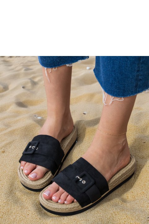 Sandał Klapki Model Lunda LOLO28 Black - PRIMO