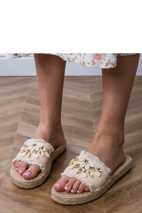 Sandał Klapki Model Morsa X5-373 Beige - PRIMO