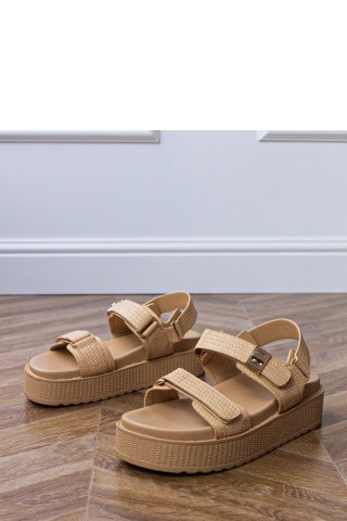 Sandały Model Areka YQ77-19 Beige - PRIMO