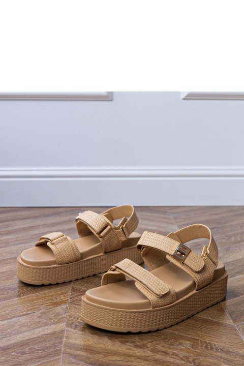 Sandały Model Areka YQ77-19 Beige - PRIMO