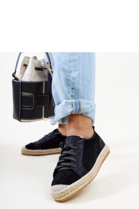 Czarne espadryle sportowe Naila - Solea