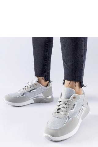 Szare brokatowe sneakersy Roganzuolo - Solea