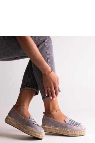 Szare espadryle Big Star JJ274890 - Solea Hurtownia odzieży on-line, moda damska, bielizna i obuwie dla kobiet - Matterhorn.pl