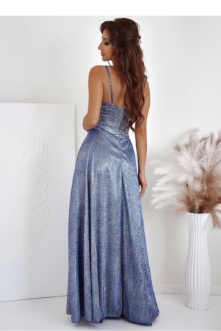 Sukienka Model 001113. Gorset Lux Silver/Blue - With You